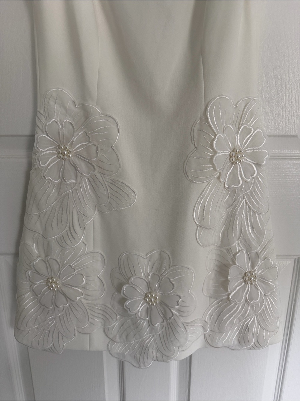 NWT Janelle Mini Dress In White - Picture 7 of 9